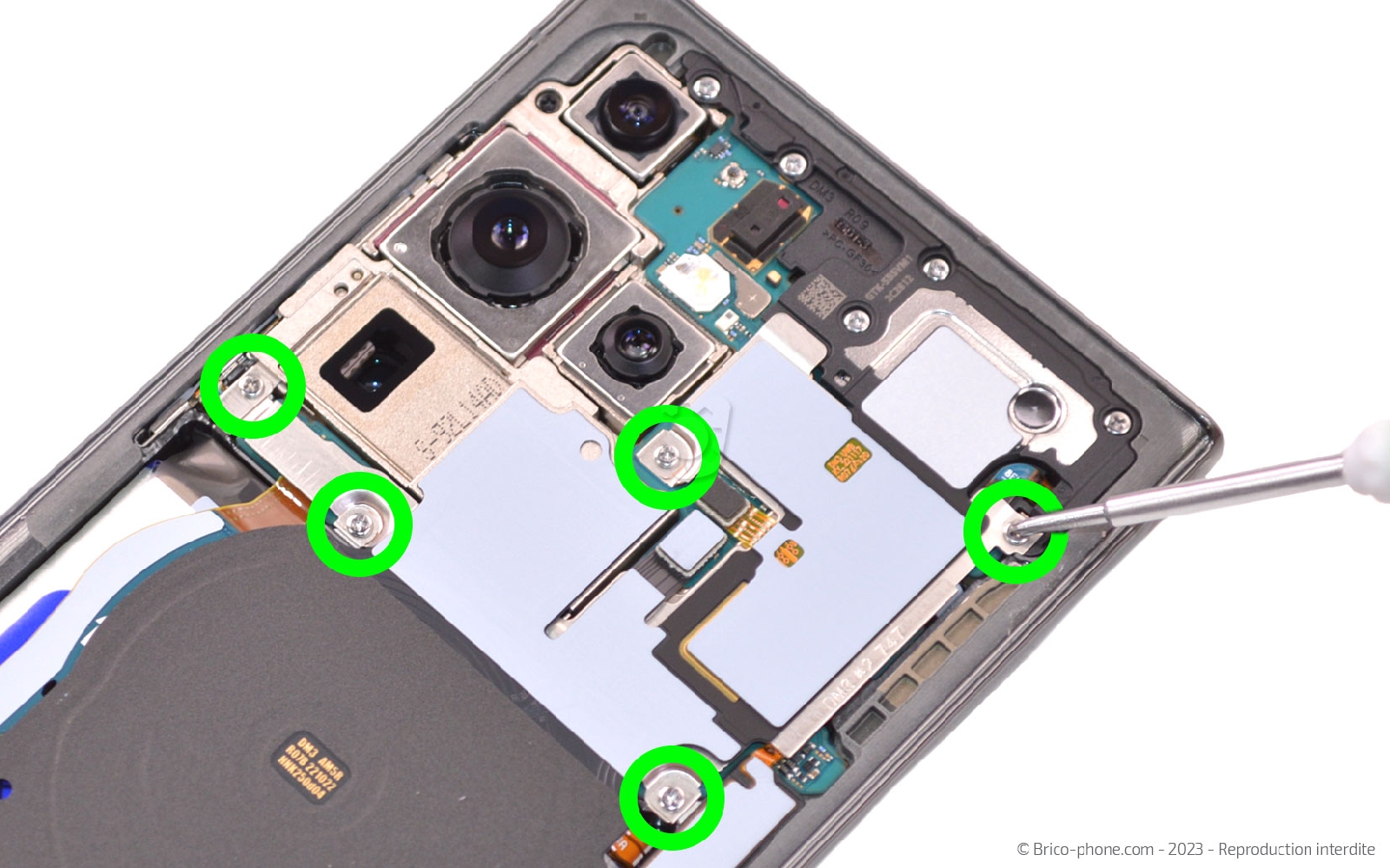 Comment changer la batterie  sur Galaxy S23 Ultra photo 1