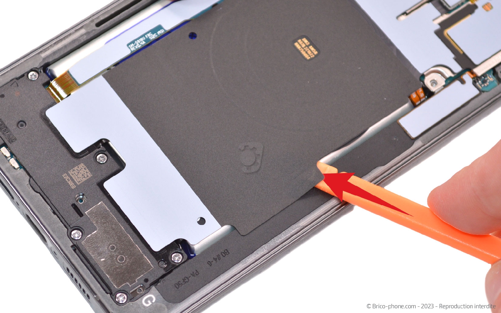 Comment changer la batterie  sur Galaxy S23 Ultra photo 2