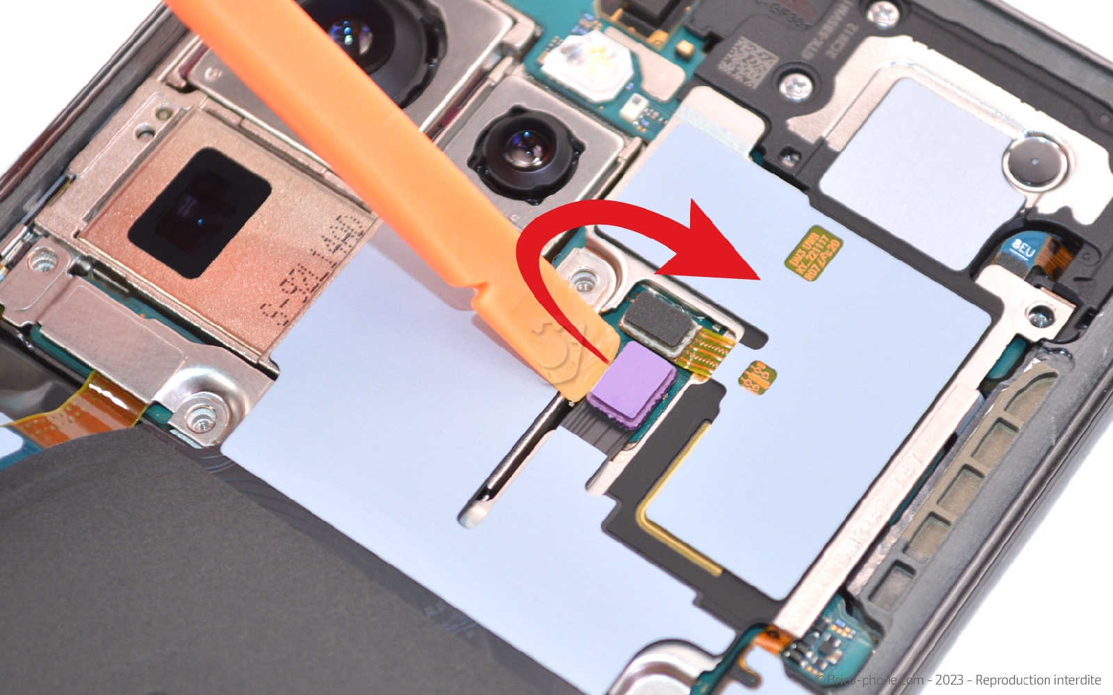 Comment changer la batterie  sur Galaxy S23 Ultra photo 1