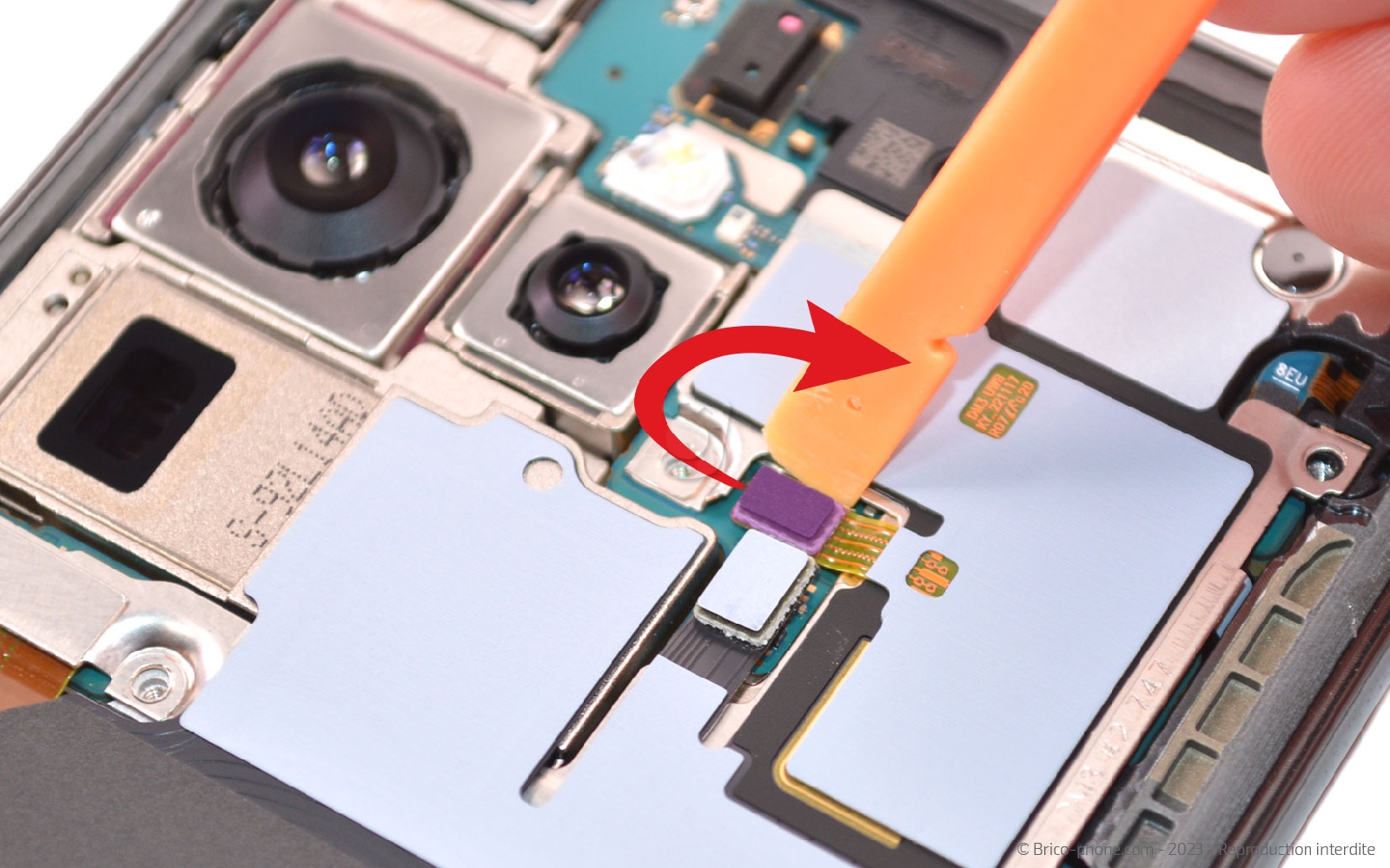 Comment changer la batterie  sur Galaxy S23 Ultra photo 2