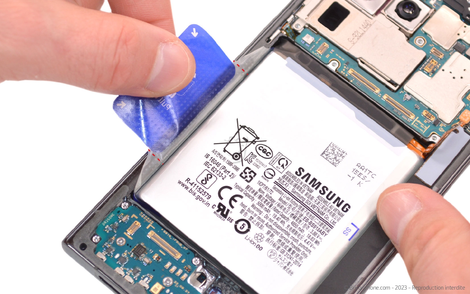 Comment changer la batterie  sur Galaxy S23 Ultra photo 2