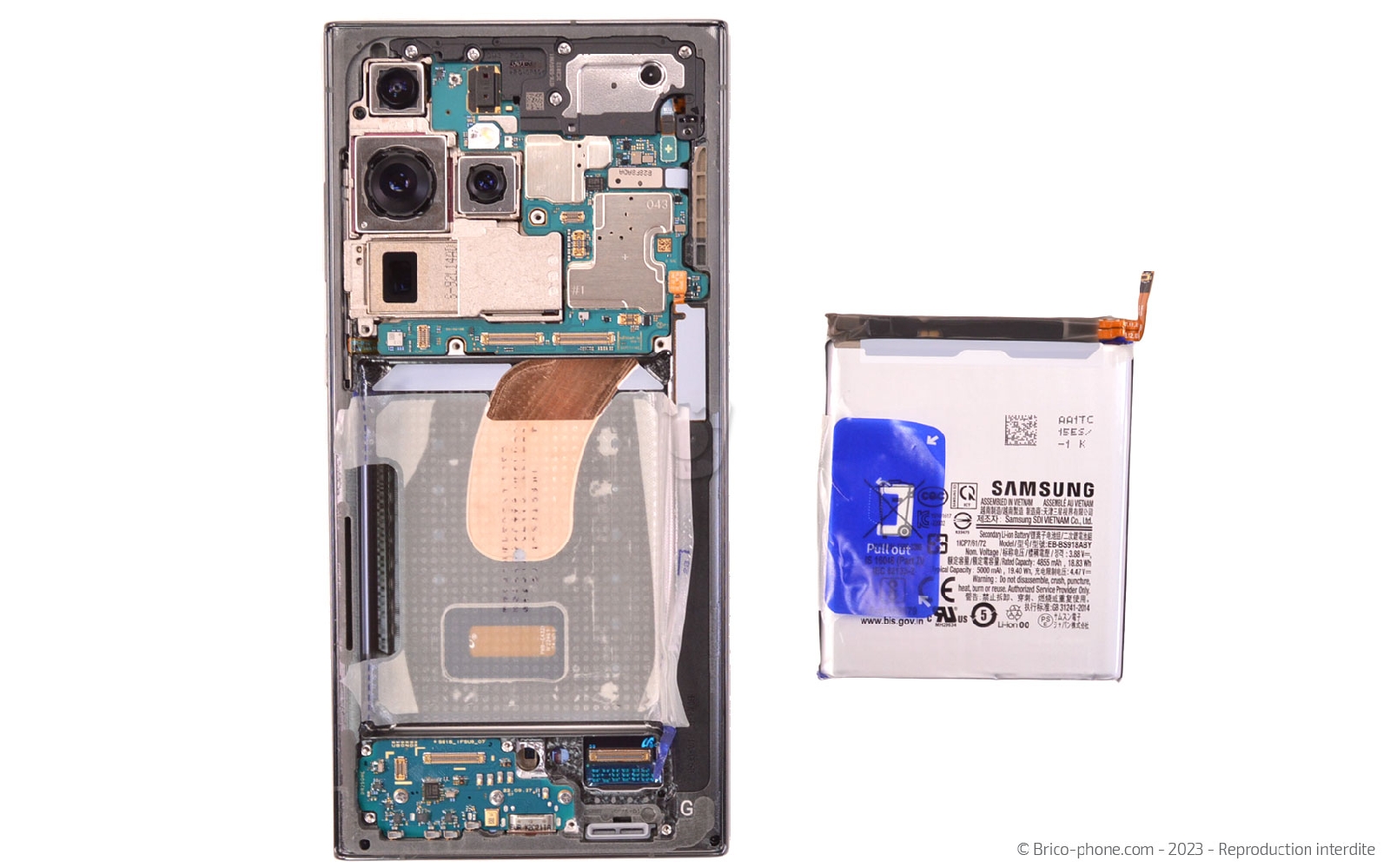 Comment changer la batterie  sur Galaxy S23 Ultra photo 4