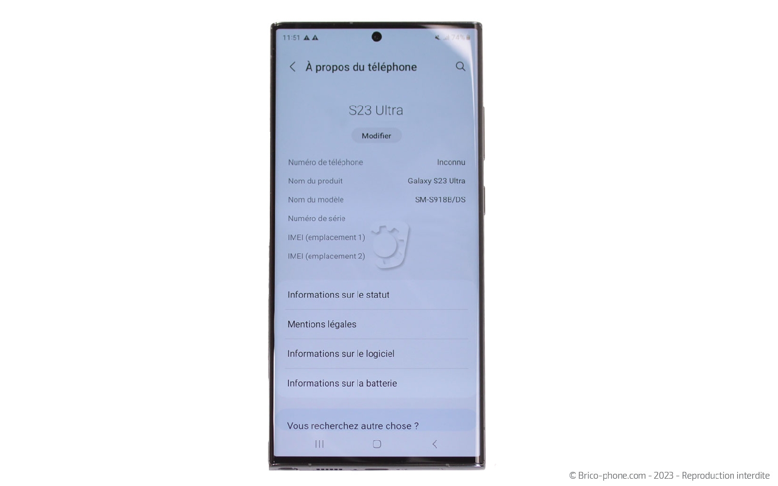 Comment changer la vitre arrière sur Galaxy S23 Ultra photo 2