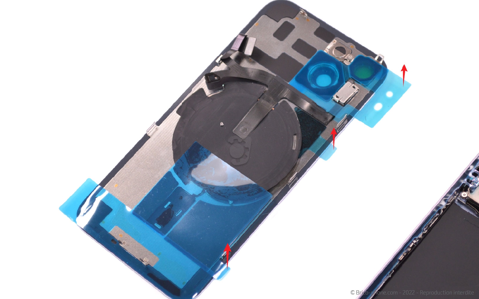 Comment changer la vitre arrière  sur iPhone 14 photo 1