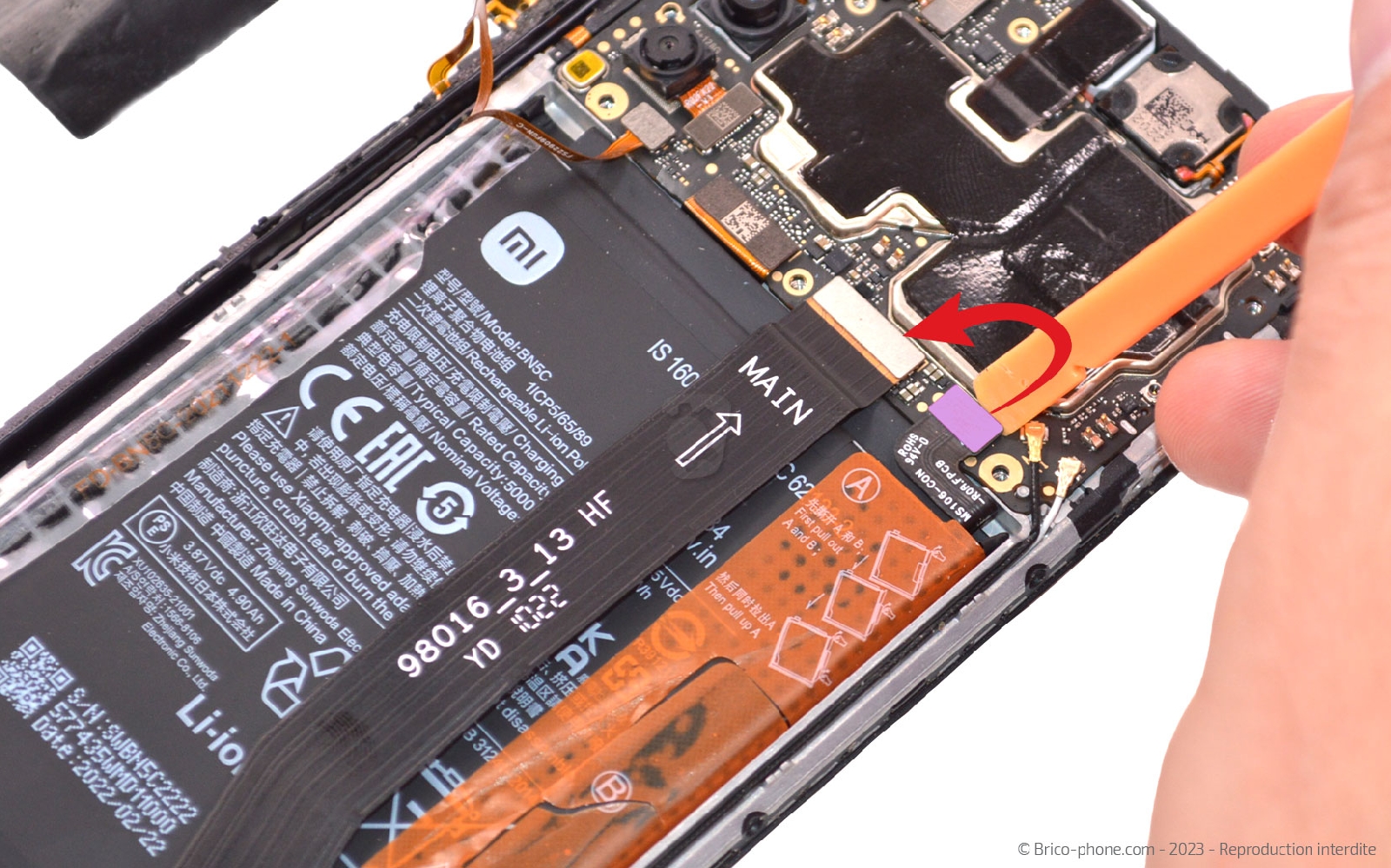 Comment changer la batterie sur Redmi Note 11S (5G) photo 1