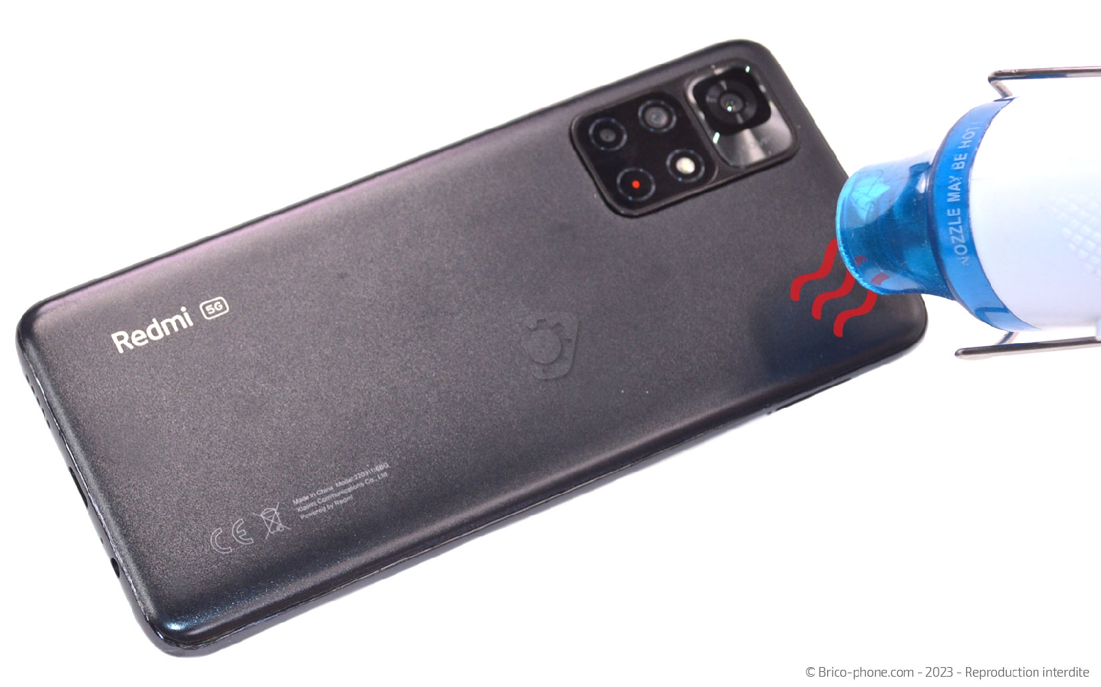 Comment changer la vitre arrière sur Redmi Note 11S (5G) photo 2