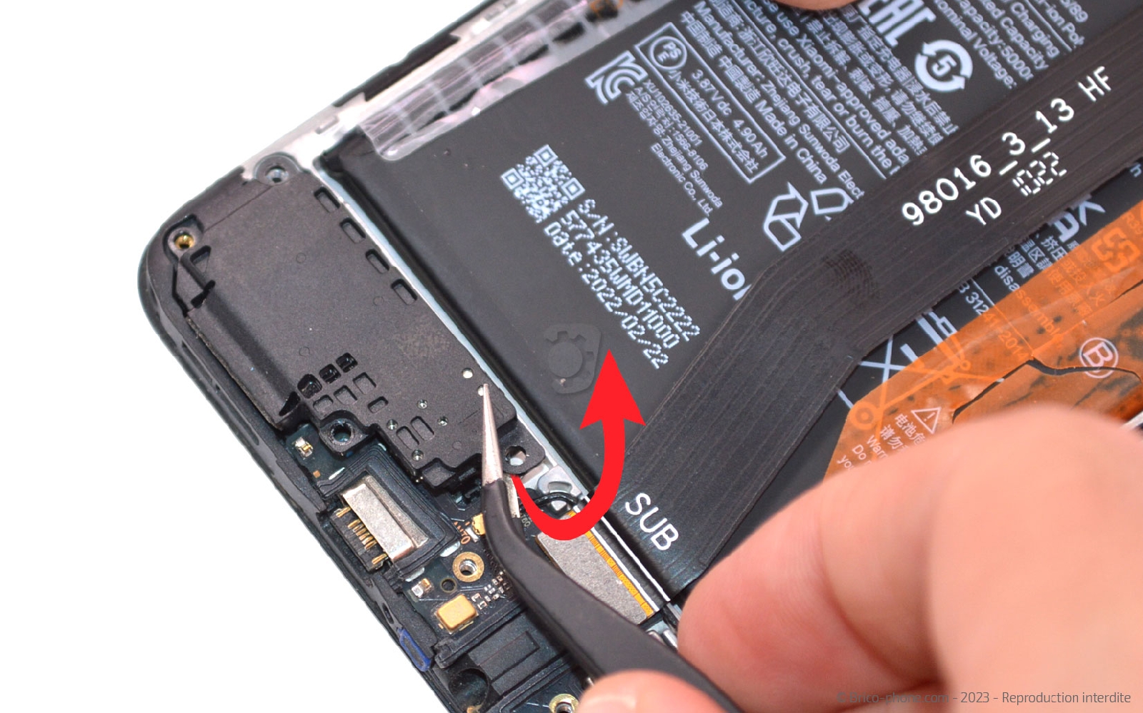 Comment changer le connecteur de charge sur Redmi Note 11S (5G) photo 1