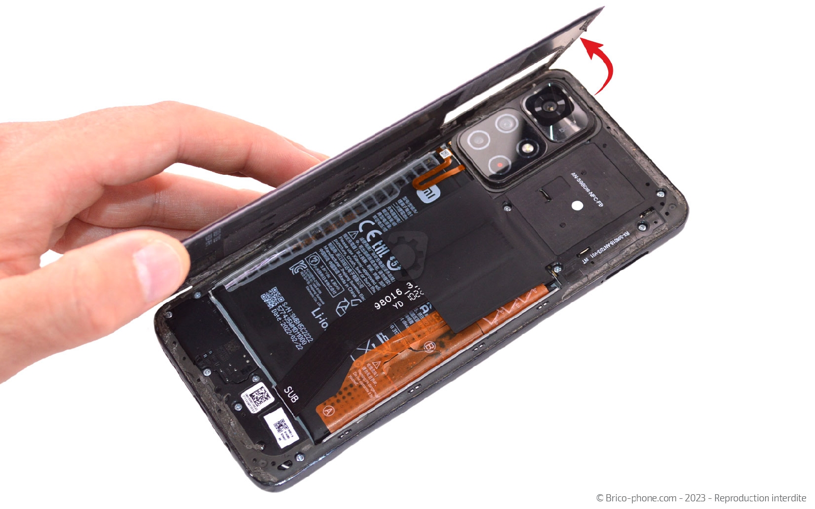 Comment changer le connecteur de charge sur Redmi Note 11S (5G) photo 2