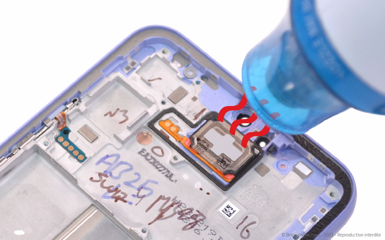 Guide de réparation sur Galaxy A34 5G photo 1