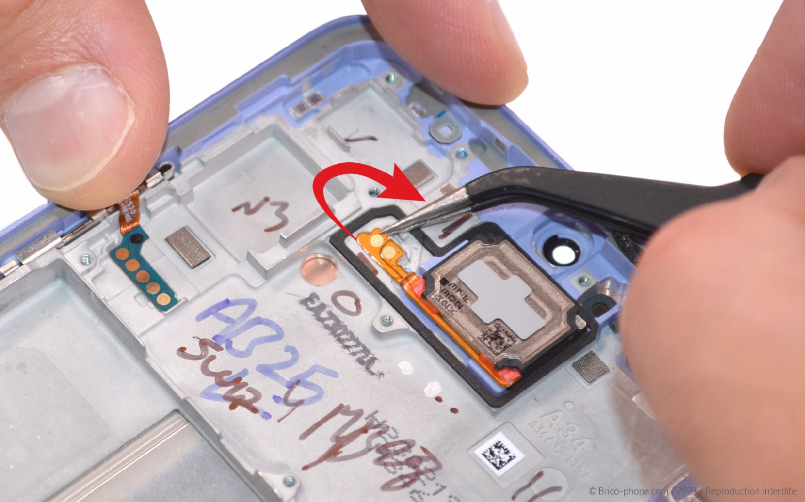 Guide de réparation sur Galaxy A34 5G photo 2