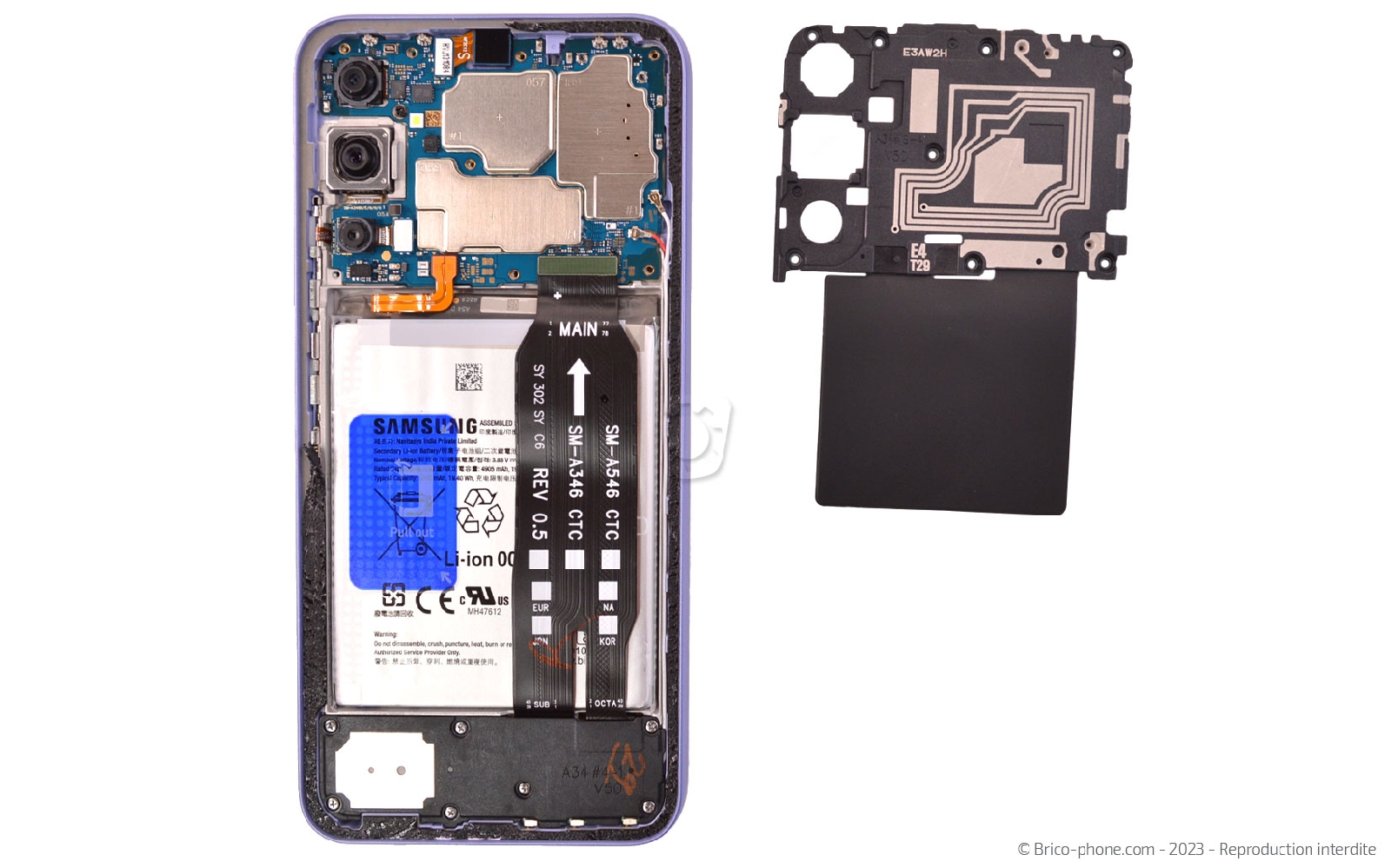 Guide de réparation sur Galaxy A34 5G photo 4