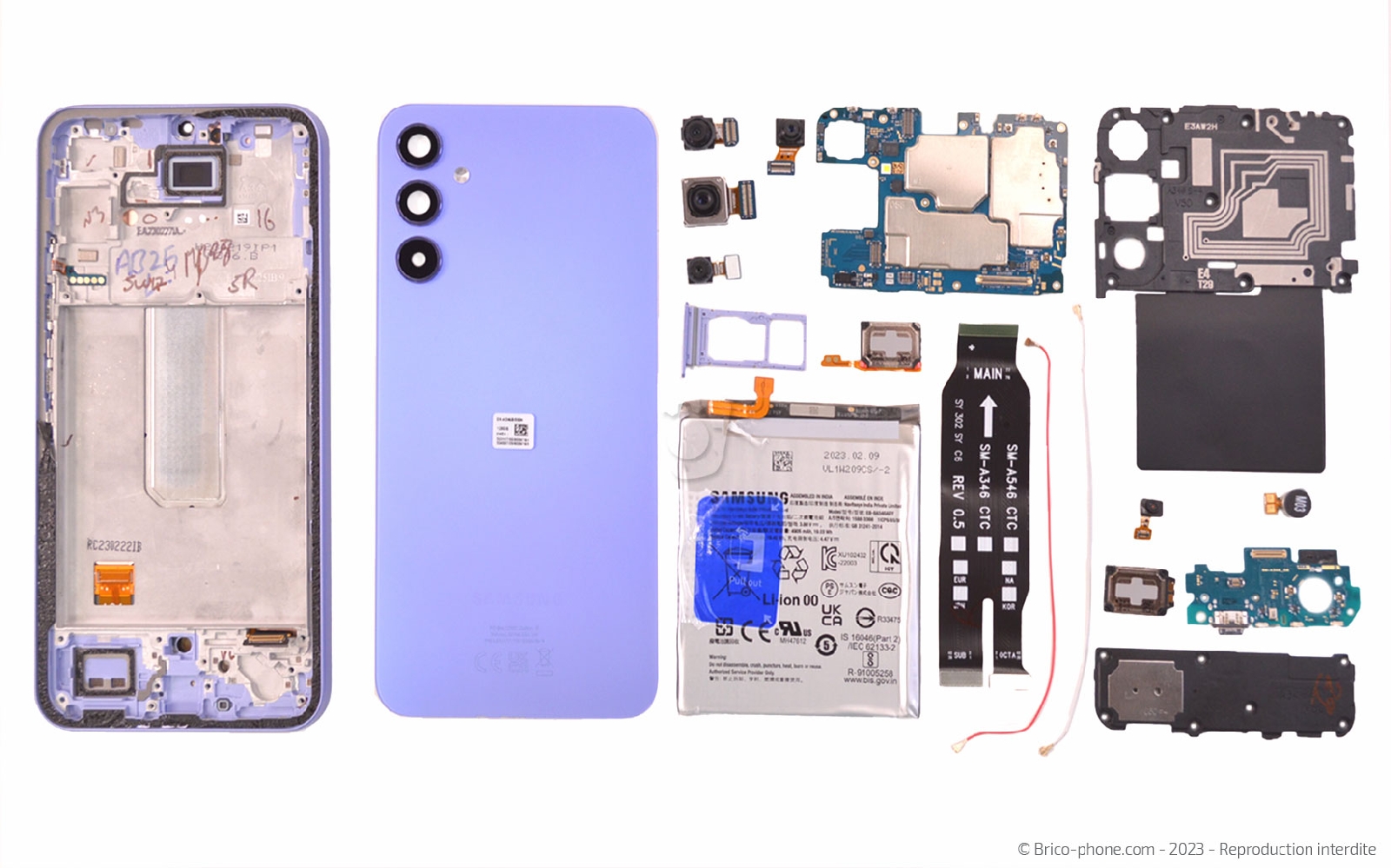 Guide de réparation sur Galaxy A34 5G photo 1
