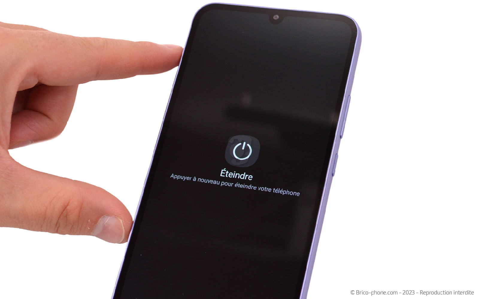 Comment changer le bloc écran sur Galaxy A34 5G photo 4