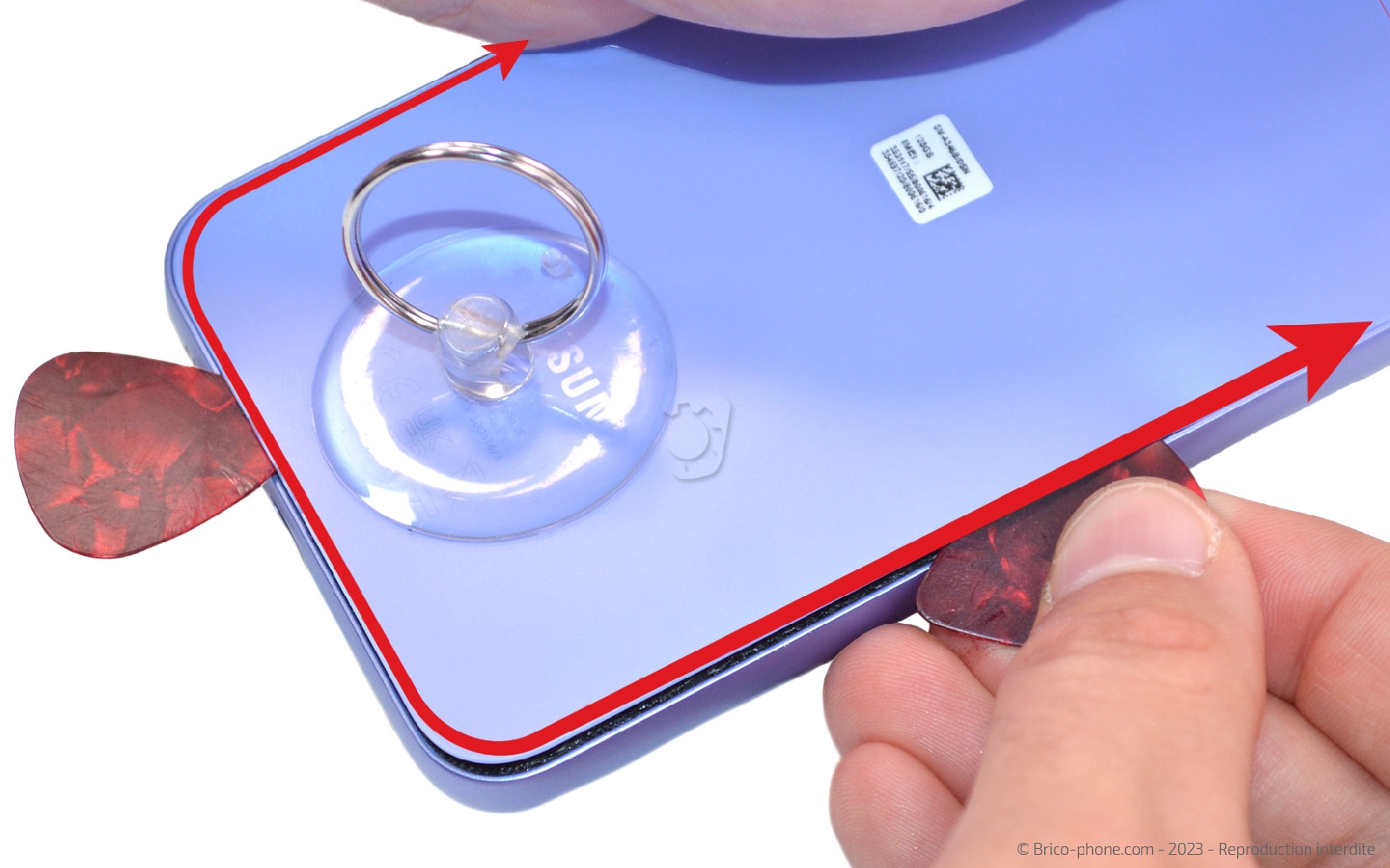 Comment changer le bloc écran sur Galaxy A34 5G photo 3