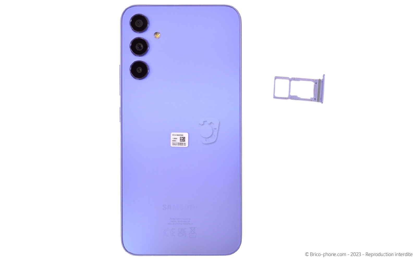 Comment changer le bloc écran sur Galaxy A34 5G photo 3