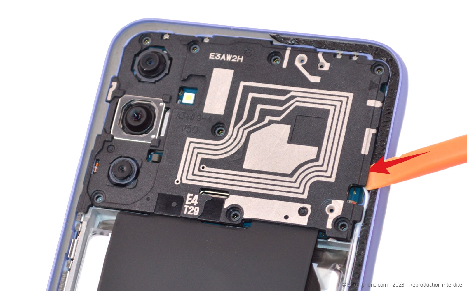 Comment changer le bloc écran sur Galaxy A34 5G photo 2