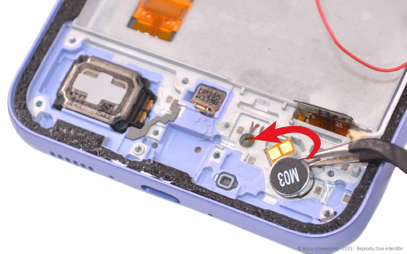 Comment changer le bloc écran sur Galaxy A34 5G photo 2