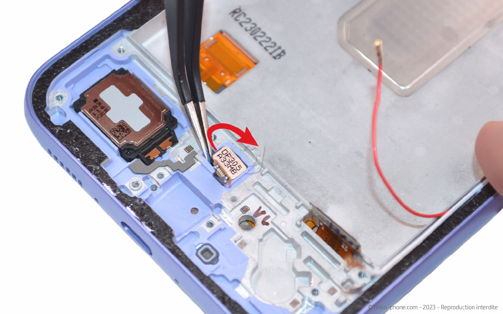 Comment changer le bloc écran sur Galaxy A34 5G photo 4