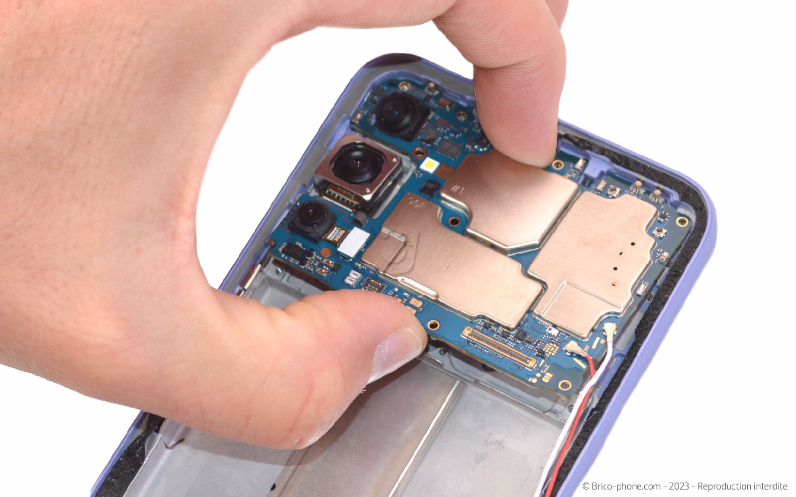 Comment changer le bloc écran sur Galaxy A34 5G photo 3