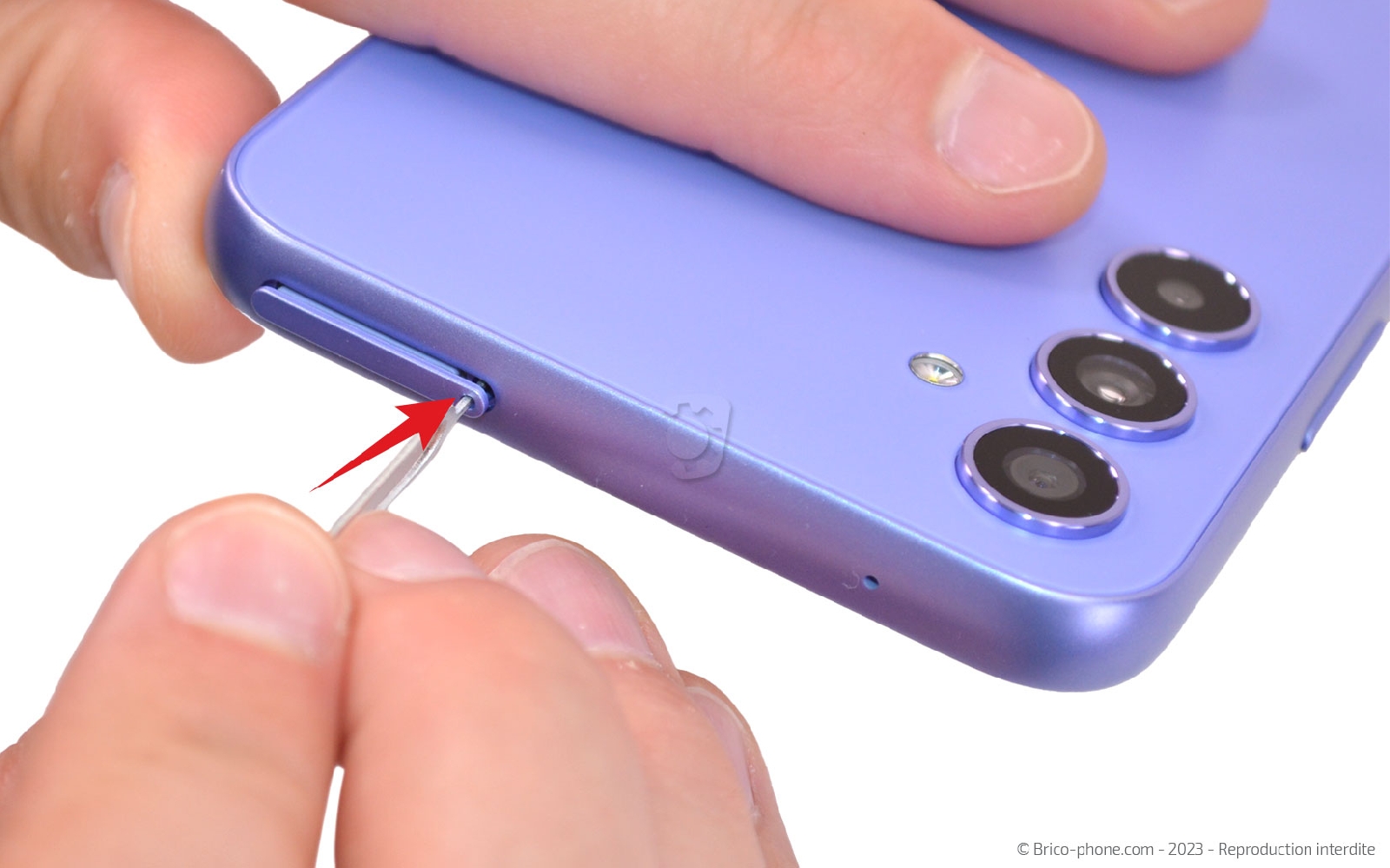 Comment changer la vitre arrière sur Galaxy A34 5G photo 1