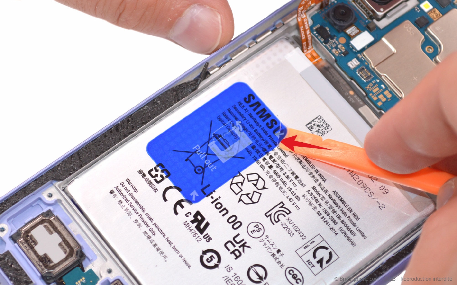 Comment changer la batterie sur Galaxy A34 5G photo 1