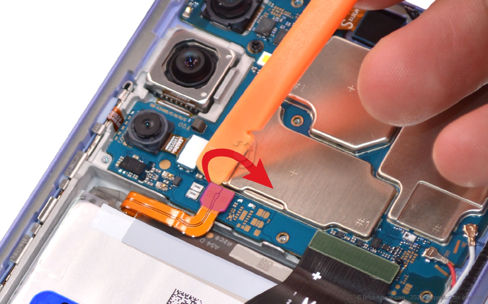 Comment changer la batterie sur Galaxy A34 5G photo 1