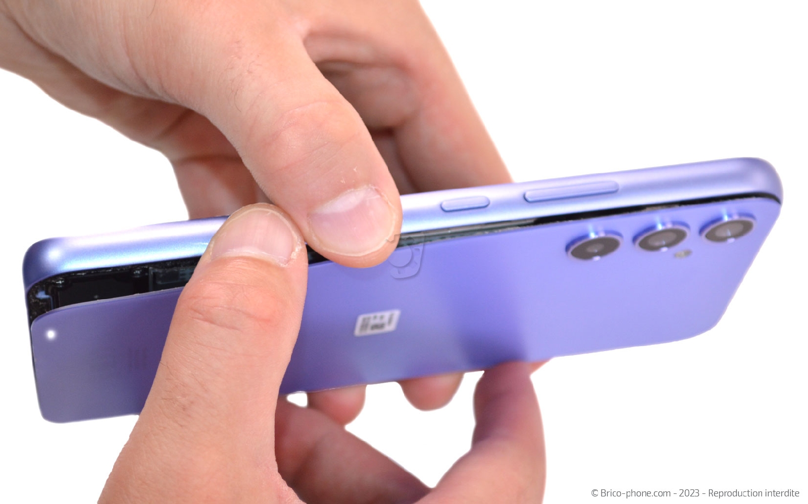 Comment changer la batterie sur Galaxy A34 5G photo 1