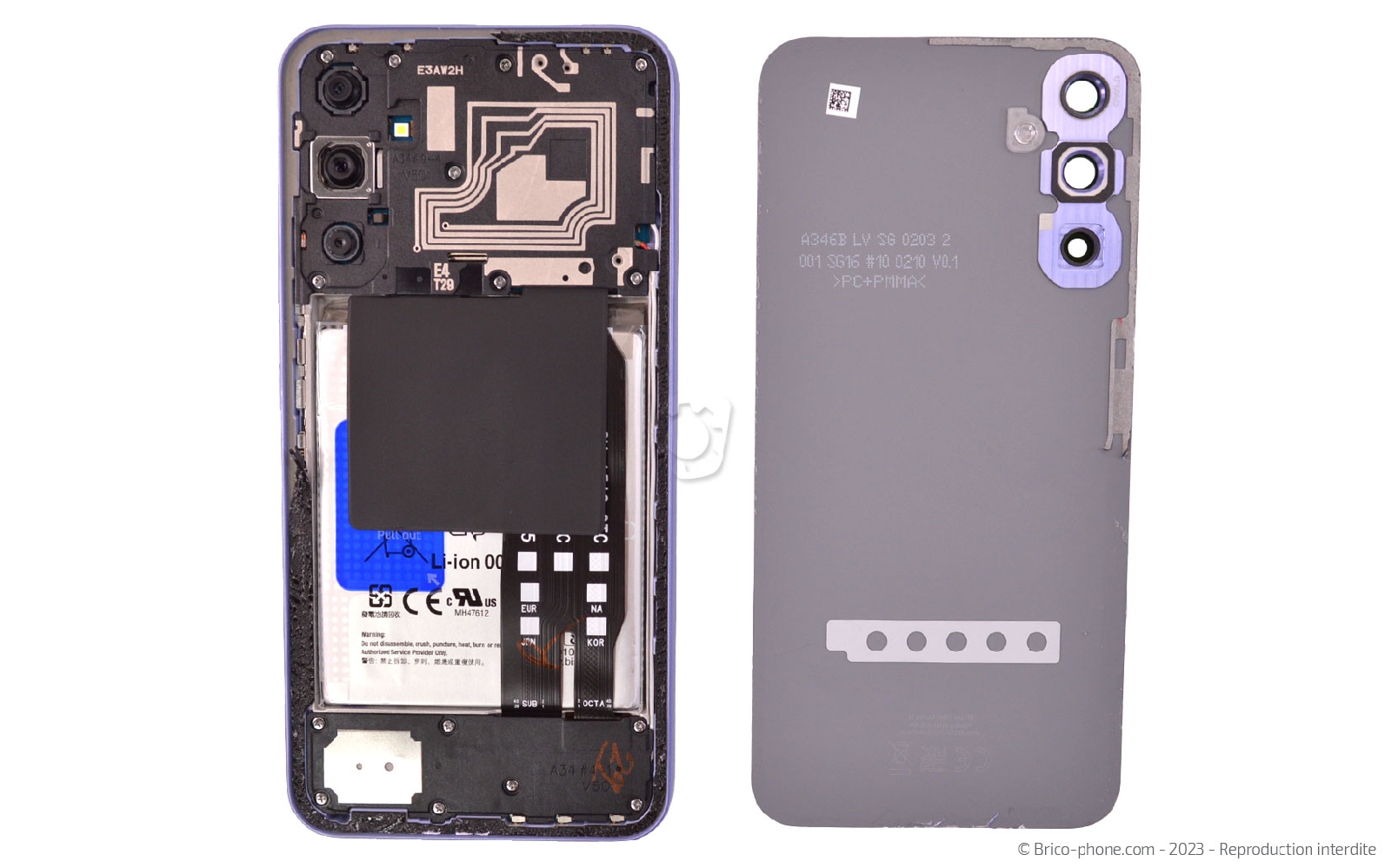 Comment changer la batterie sur Galaxy A34 5G photo 3