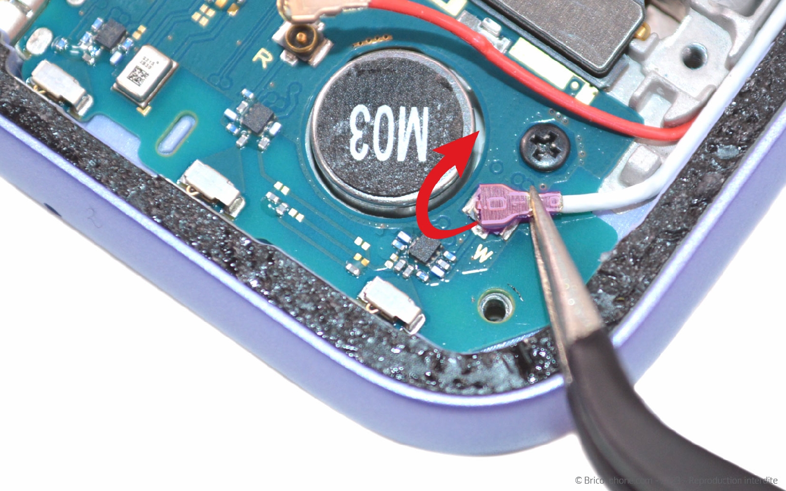 Comment changer le connecteur de charge sur Galaxy A34 5G photo 4