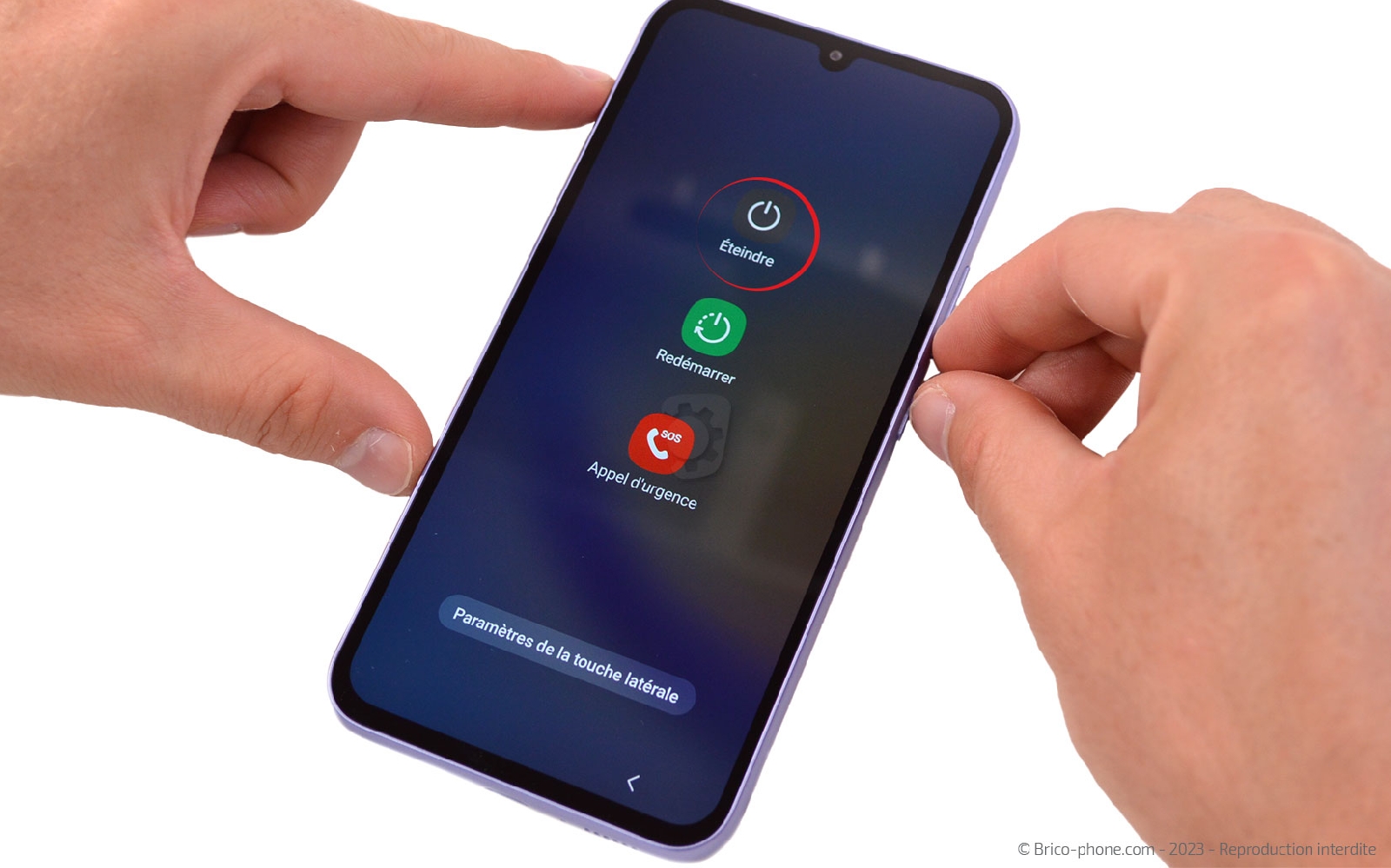 Comment changer le connecteur de charge sur Galaxy A34 5G photo 3