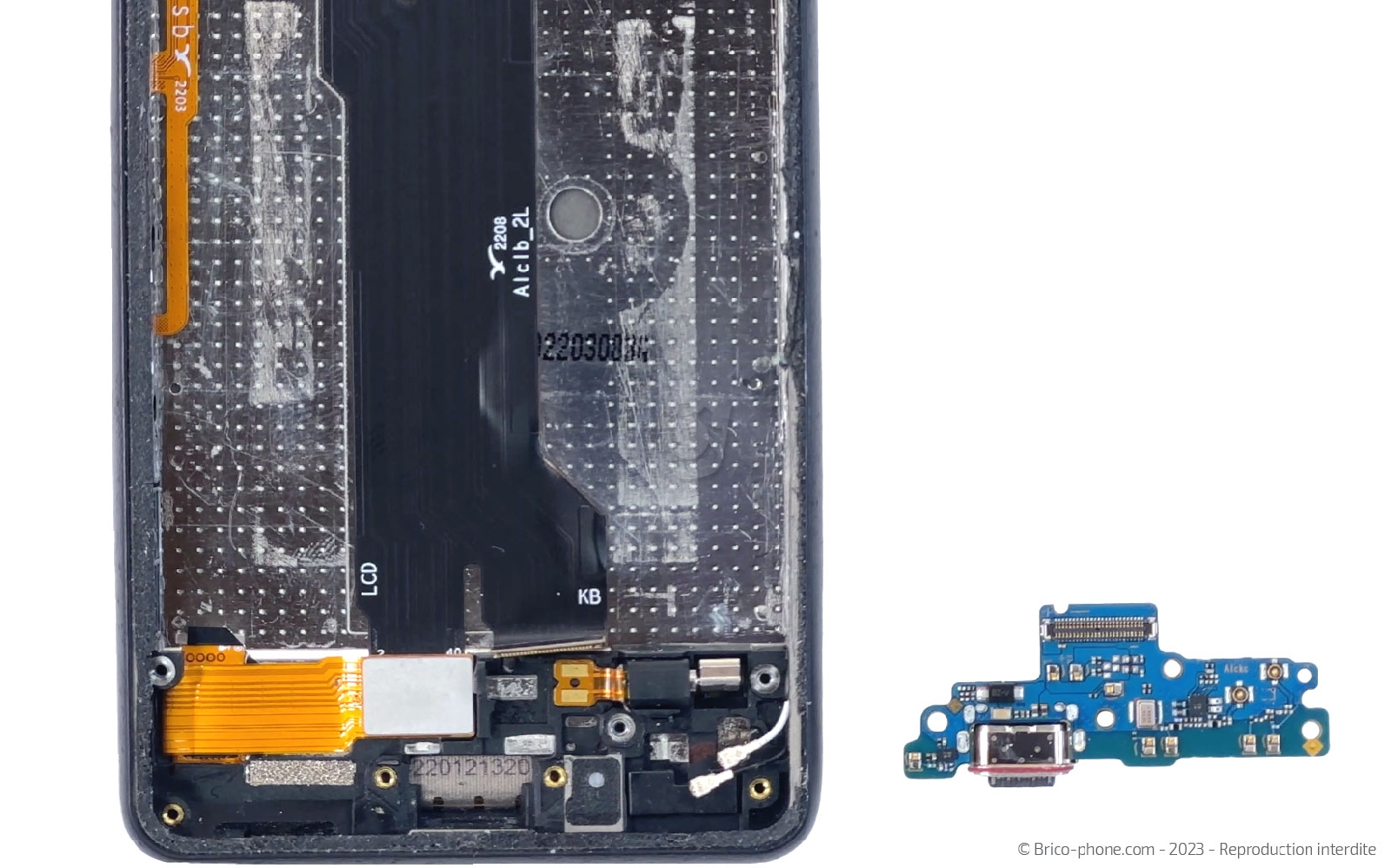 Comment changer le bloc écran sur Xperia 10 III photo 3