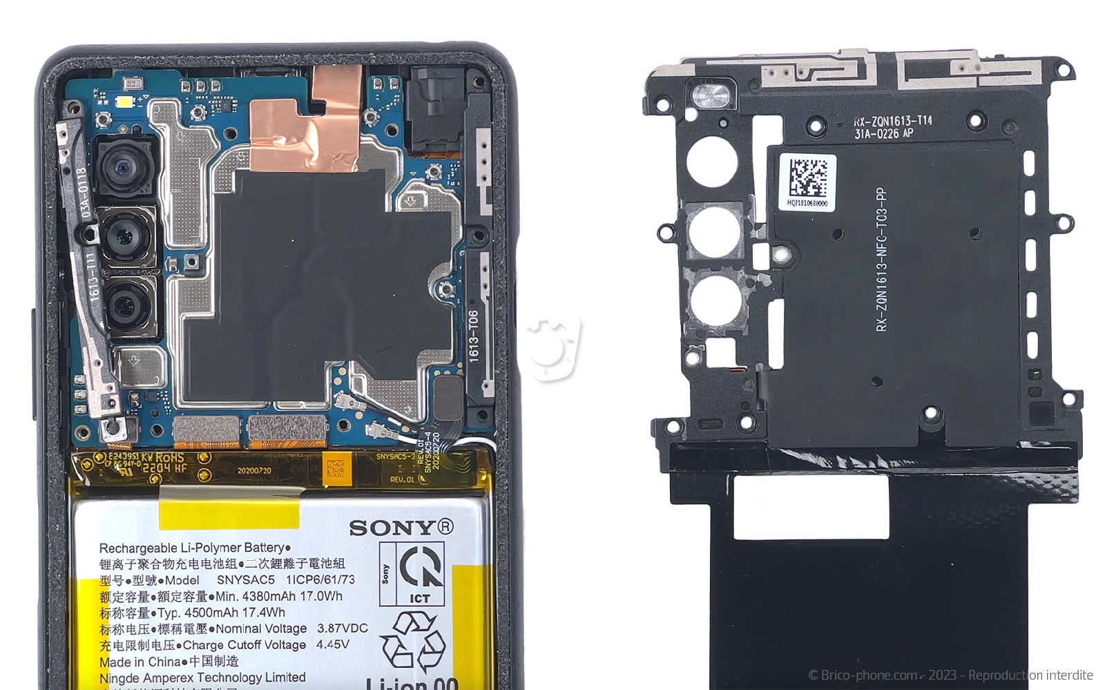 Comment changer le bloc écran sur Xperia 10 III photo 3