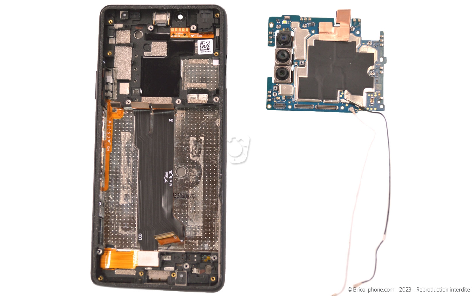 Comment changer le bloc écran sur Xperia 10 III photo 4