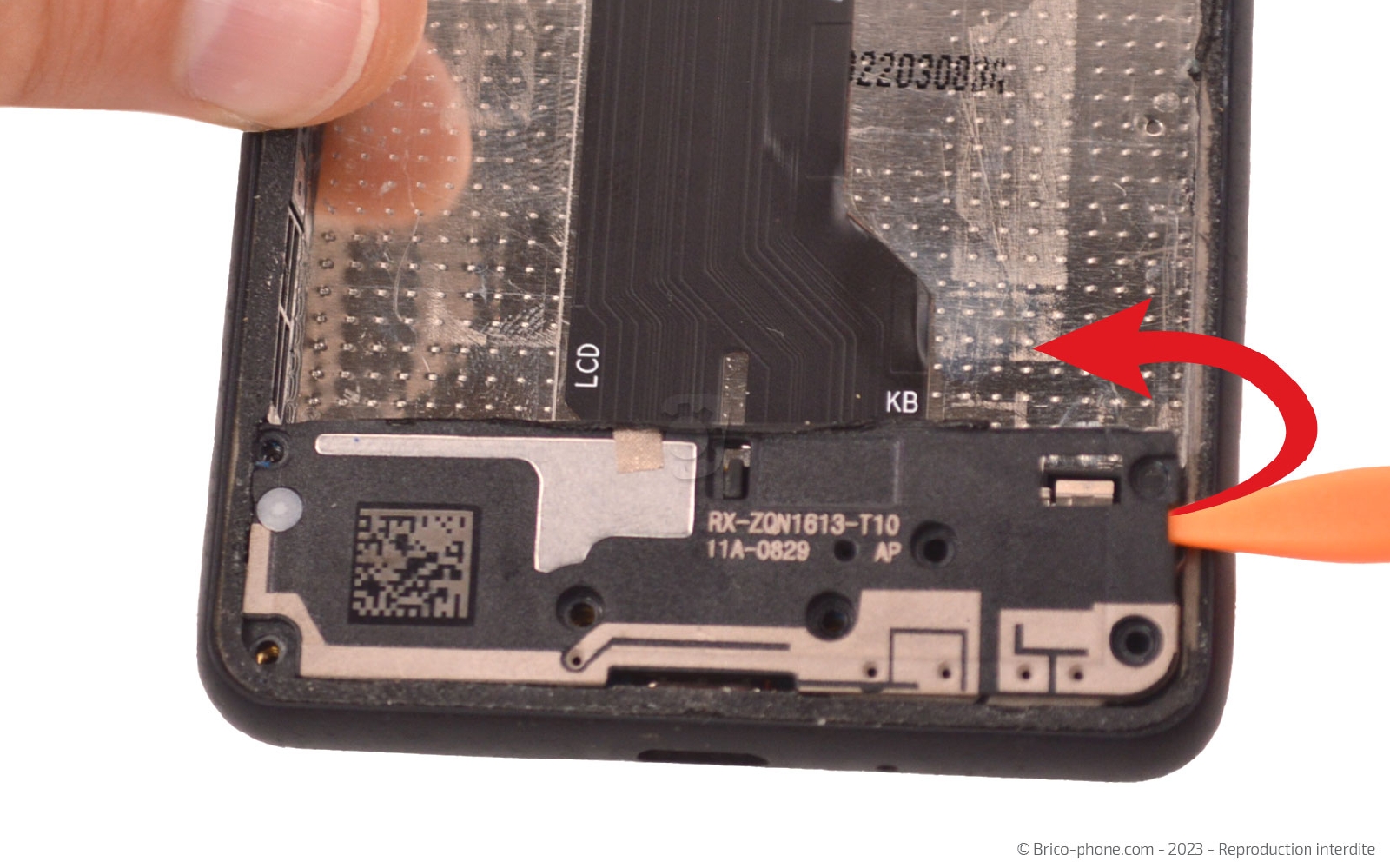 Comment changer le bloc écran sur Xperia 10 III photo 2