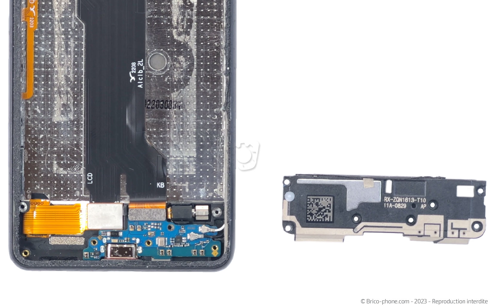 Comment changer le bloc écran sur Xperia 10 III photo 4