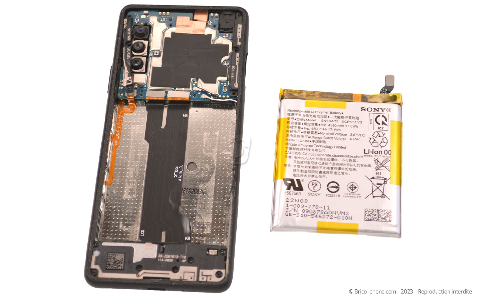 Comment changer la batterie sur Xperia 10 III photo 4