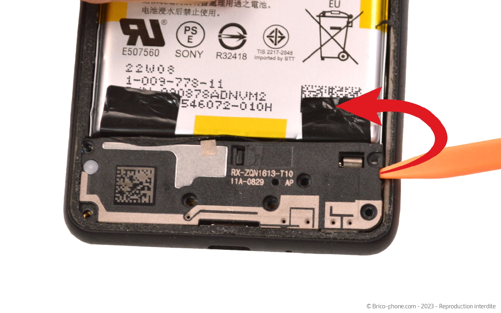 Comment changer le connecteur de charge sur Xperia 10 III photo 2