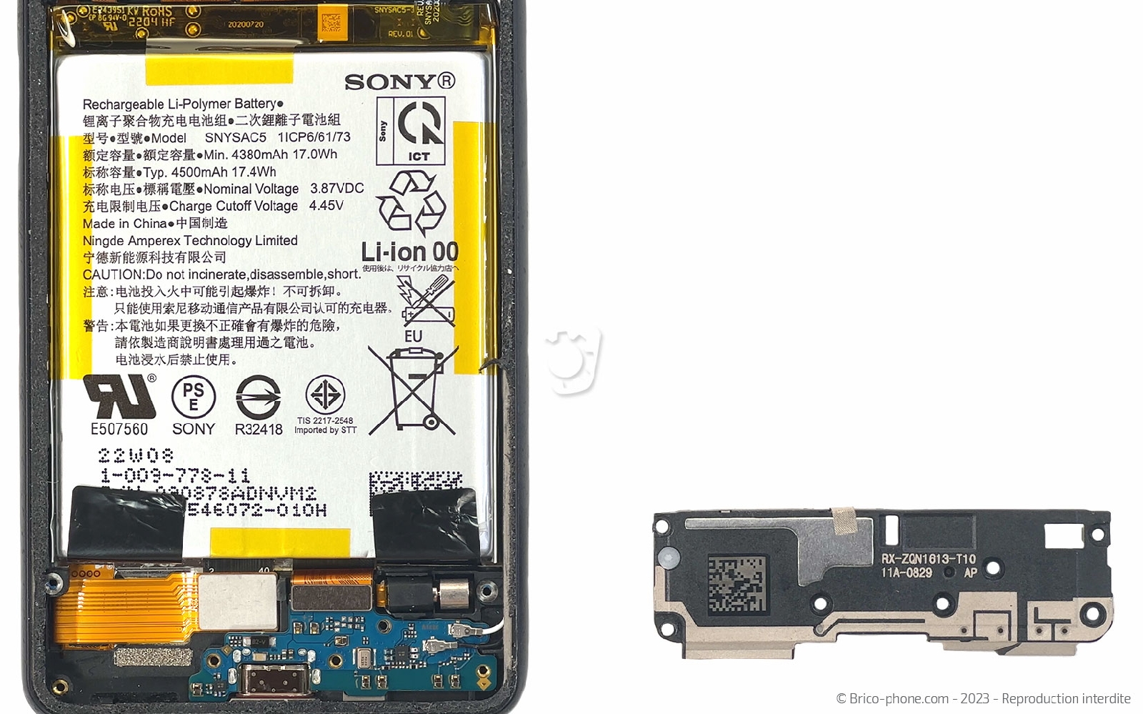 Comment changer le connecteur de charge sur Xperia 10 III photo 4