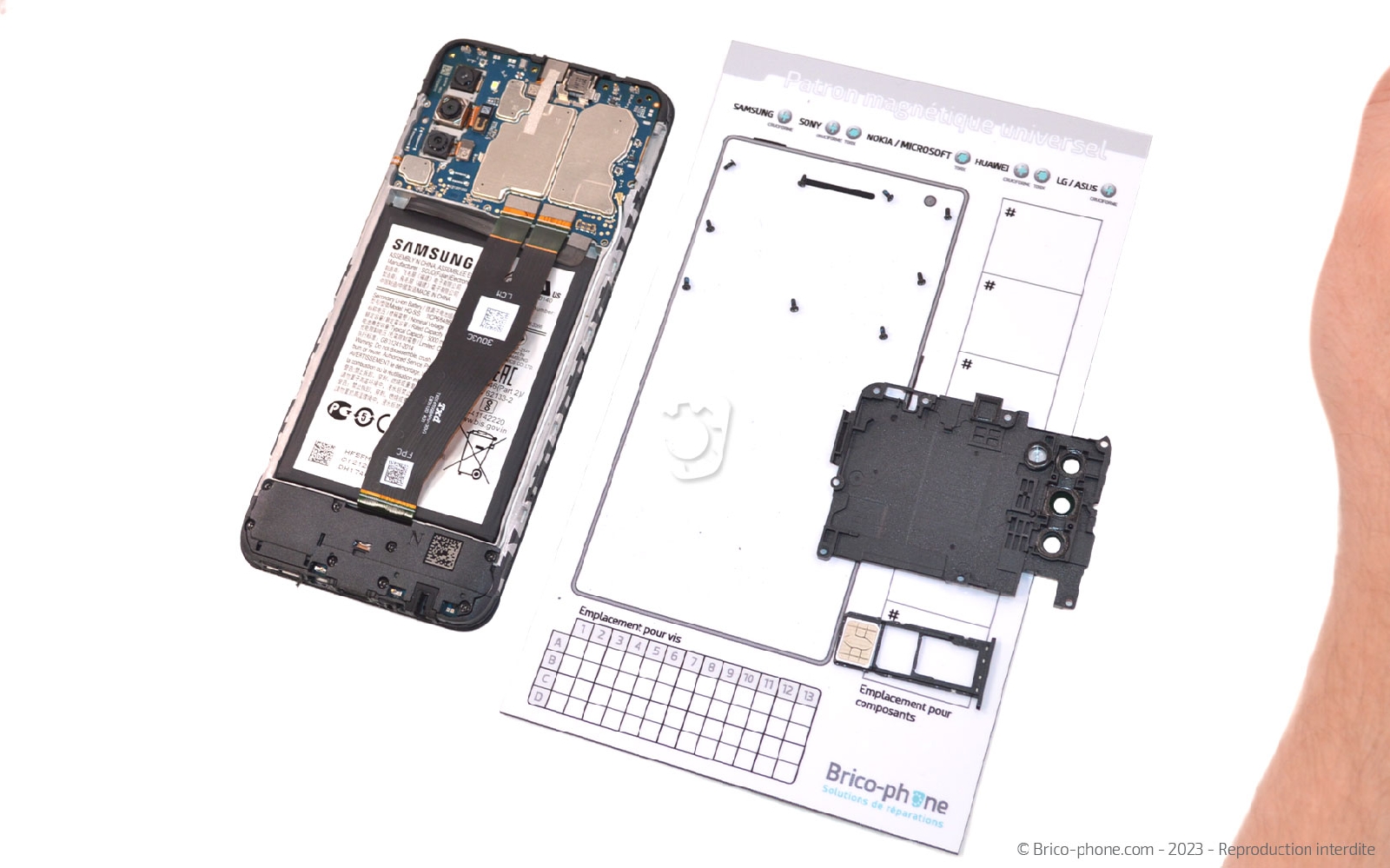 Comment changer le bloc écran  sur Galaxy A02s photo 2