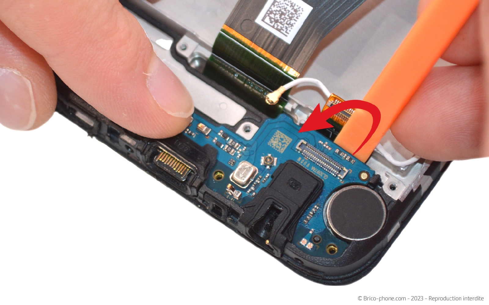 Comment changer le bloc écran  sur Galaxy A02s photo 3