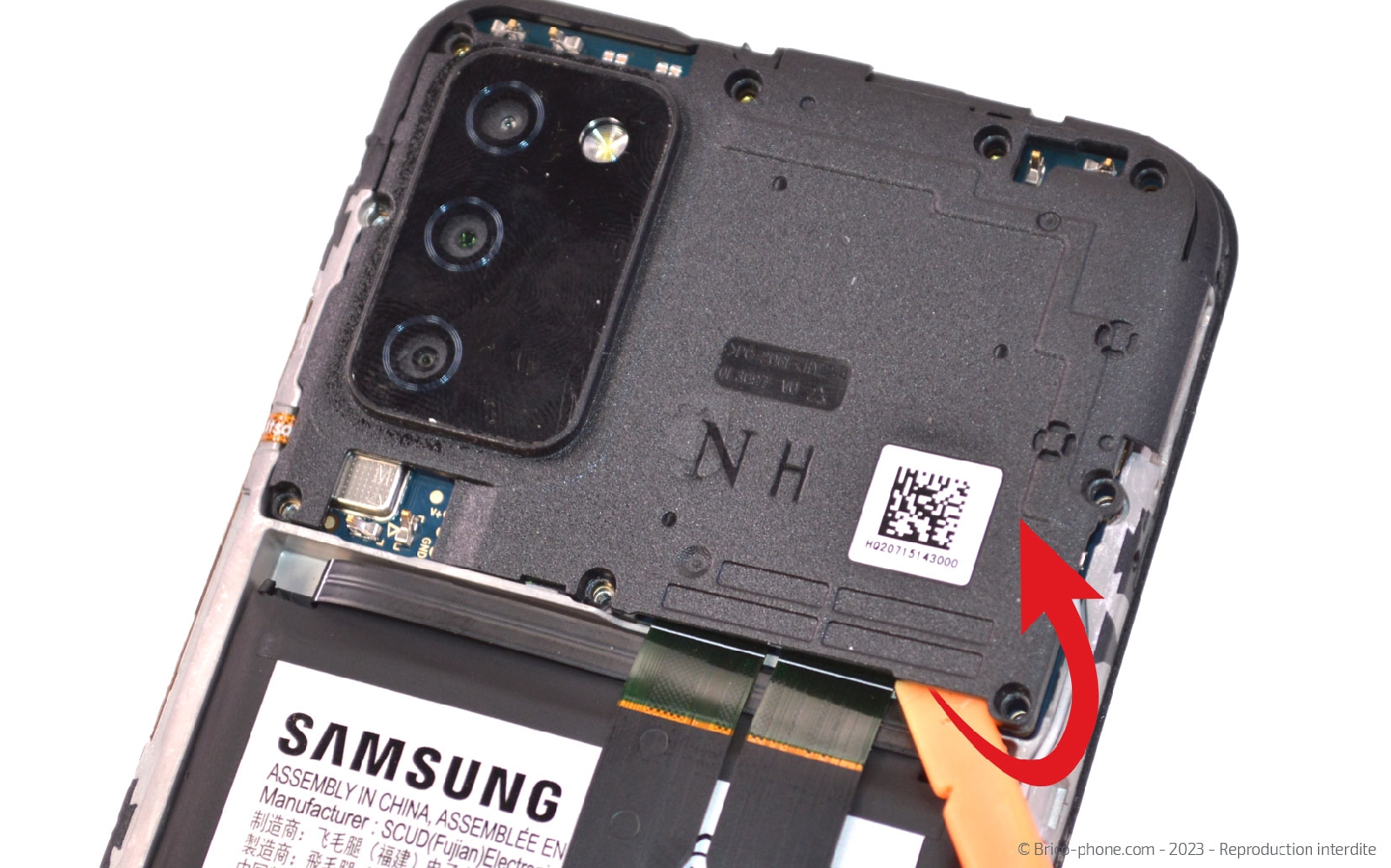 Comment changer le bloc écran  sur Galaxy A02s photo 2