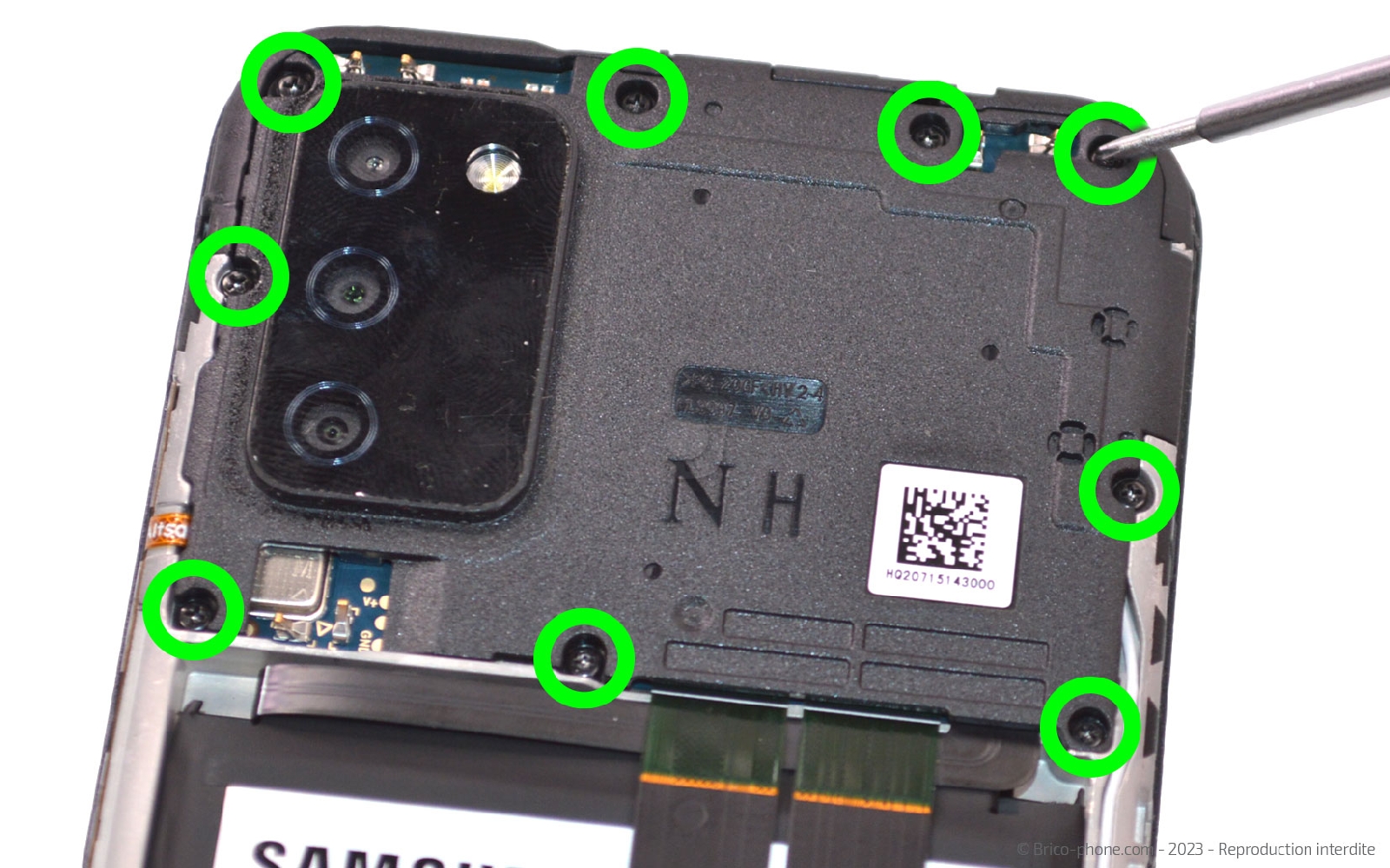 Comment changer le connecteur de charge sur Galaxy A02s photo 1