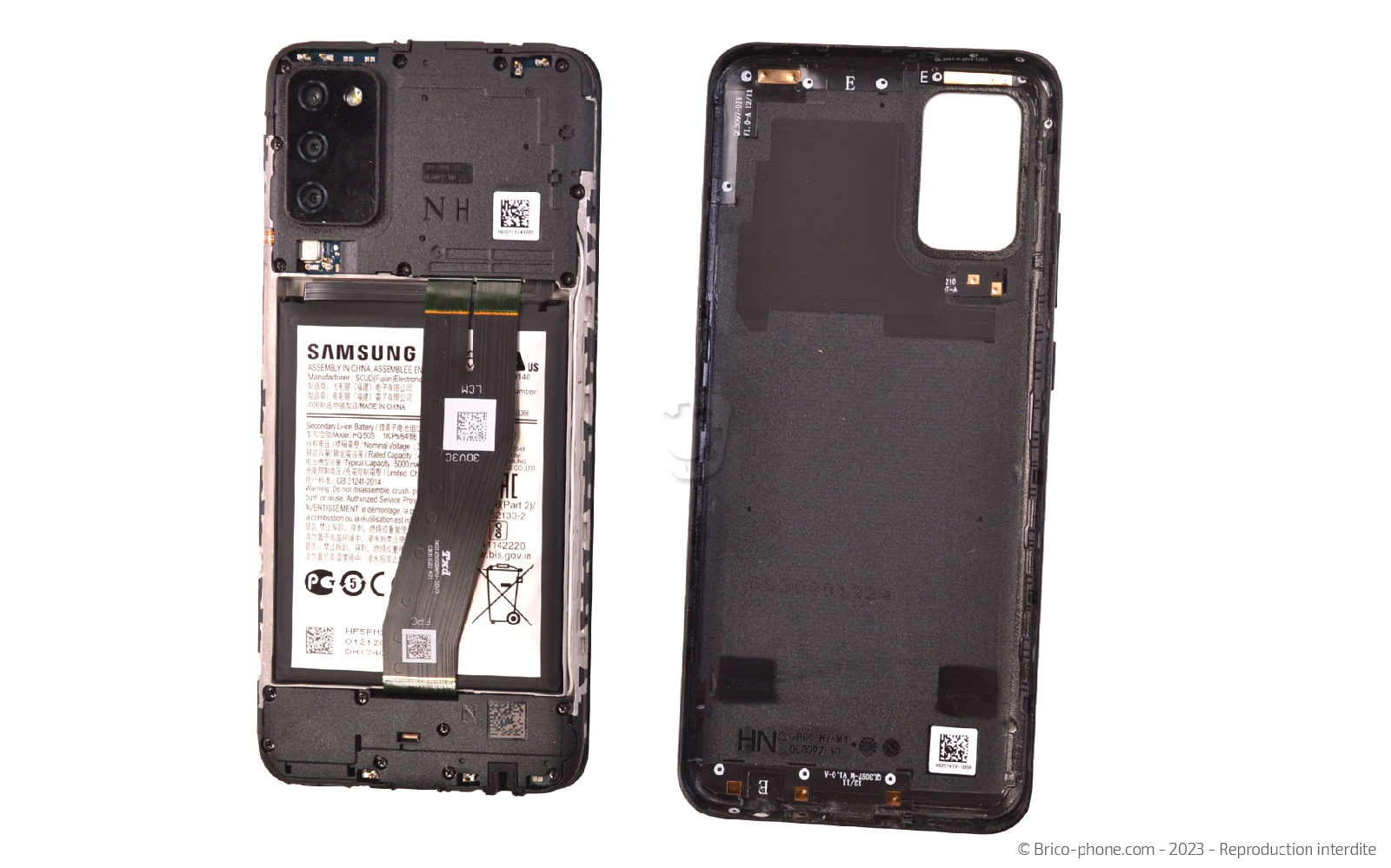 Comment changer la coque arrière sur Galaxy A02s photo 3