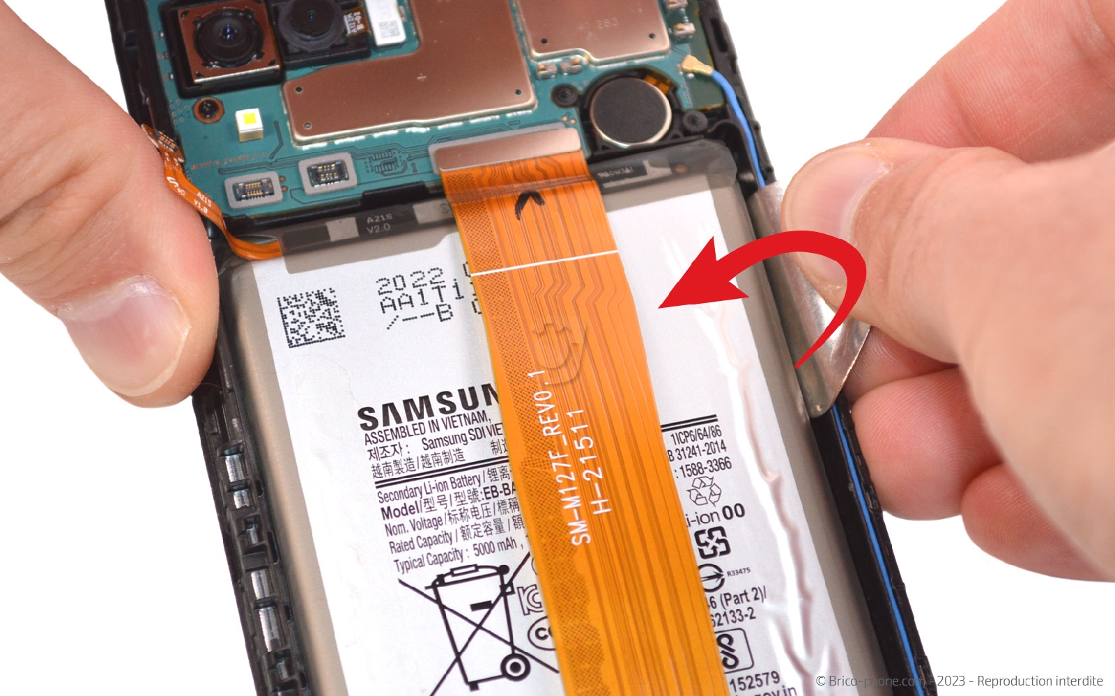 Comment changer le bloc écran sur Galaxy M12 photo 2