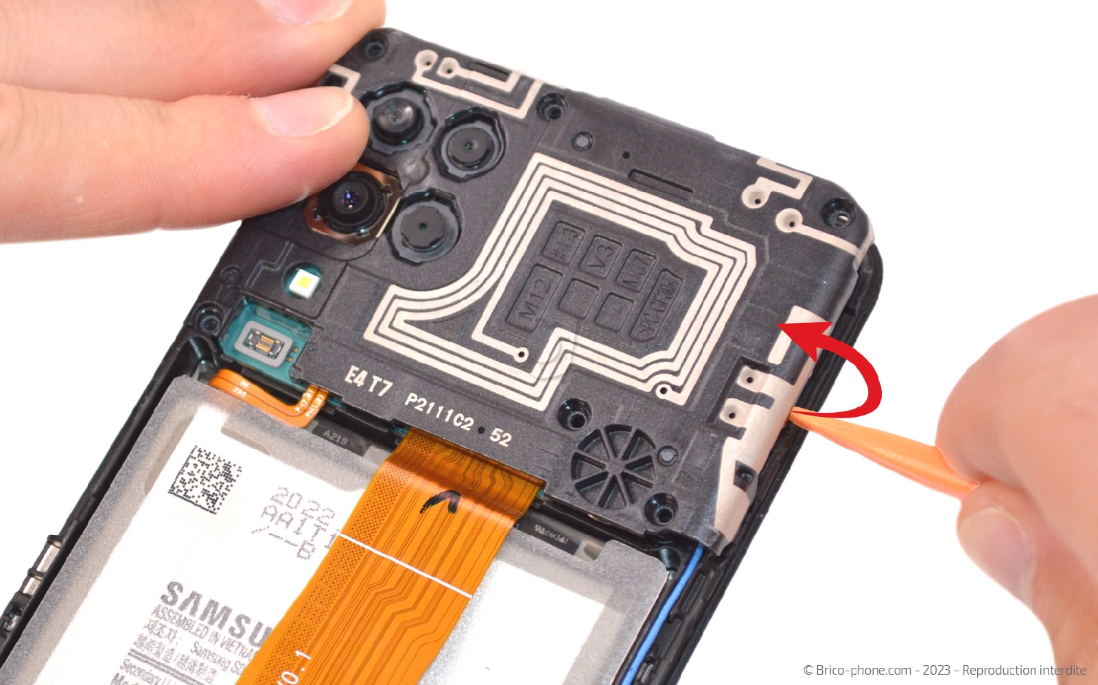 Comment changer le bloc écran sur Galaxy M12 photo 2