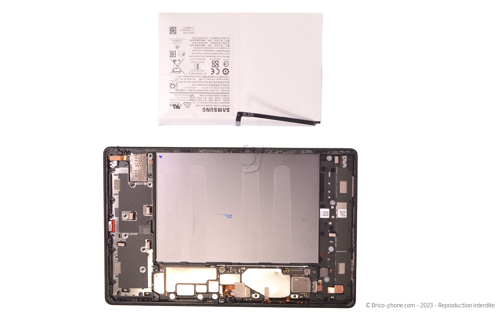 Comment changer la batterie sur Galaxy Tab A7 10-4 (SM-T500-SM-T505) photo 4