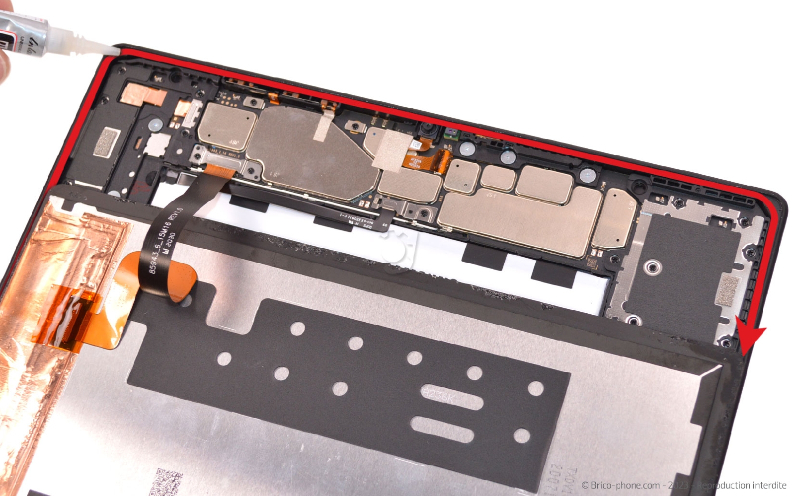 Comment changer la batterie sur Galaxy Tab A7 10-4 (SM-T500-SM-T505) photo 2