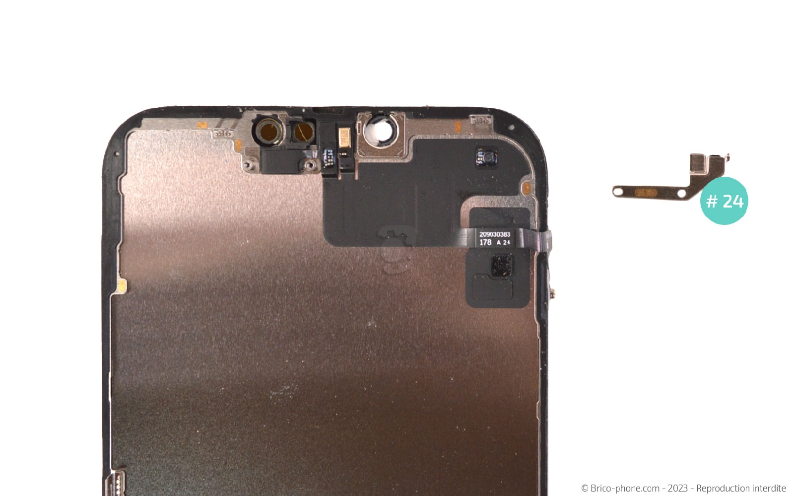 Comment changer l'écran  sur iPhone 14 Plus photo 3