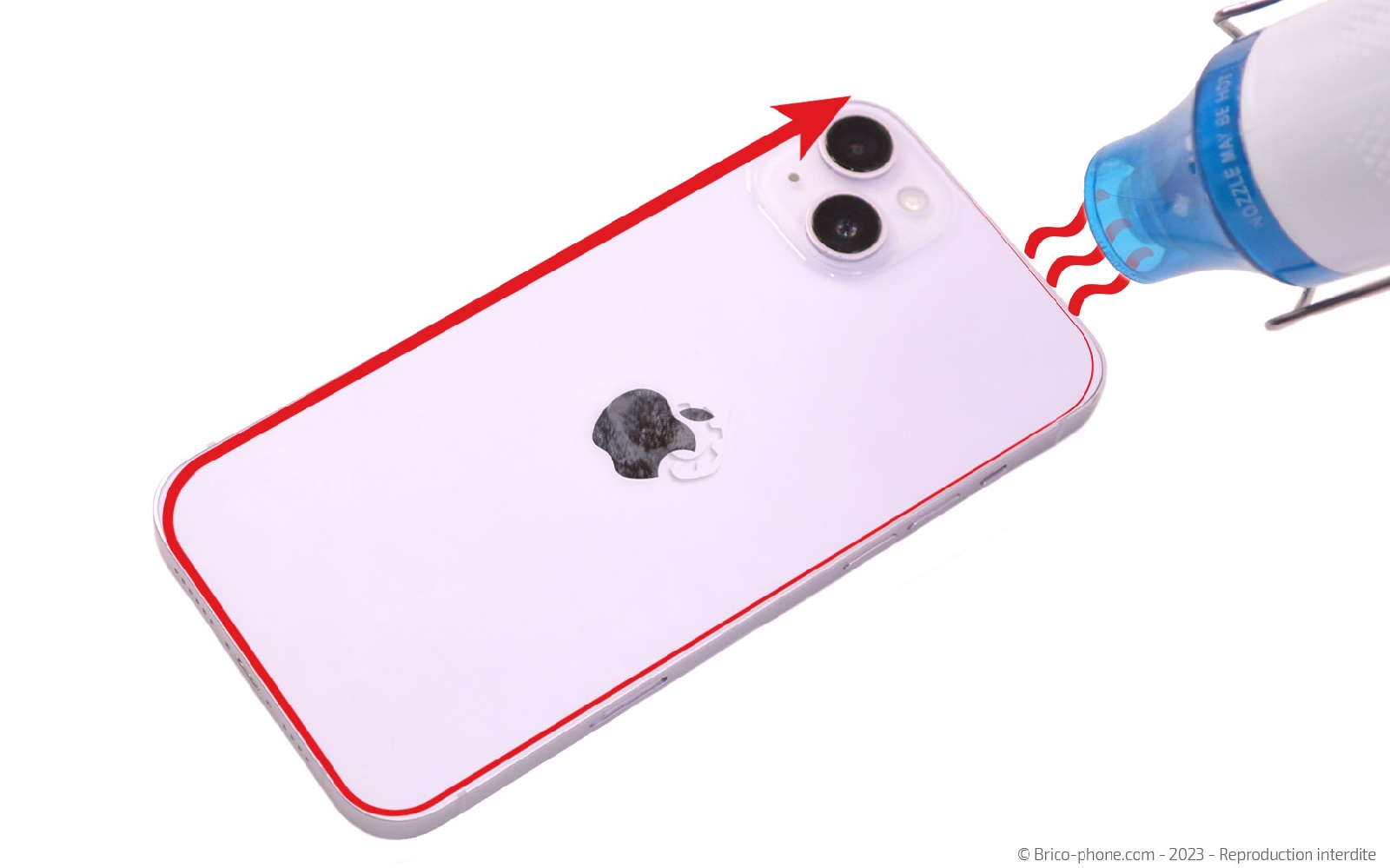 Comment changer l'écran  sur iPhone 14 Plus photo 1