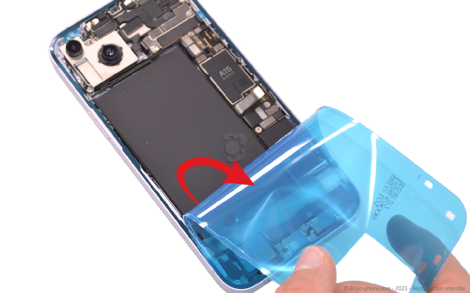 Comment changer la batterie sur iPhone 14 Plus photo 3